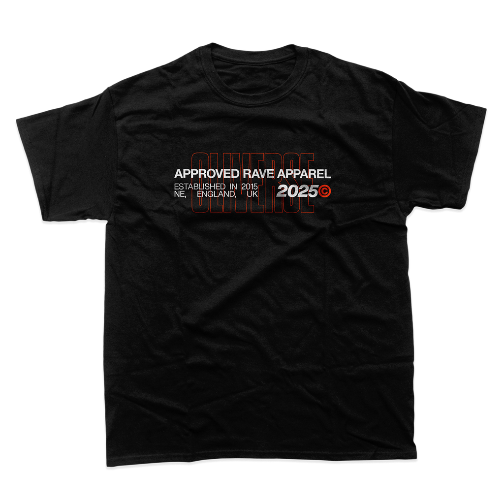 Approved Rave Apparel 2025 - Black Tshirt