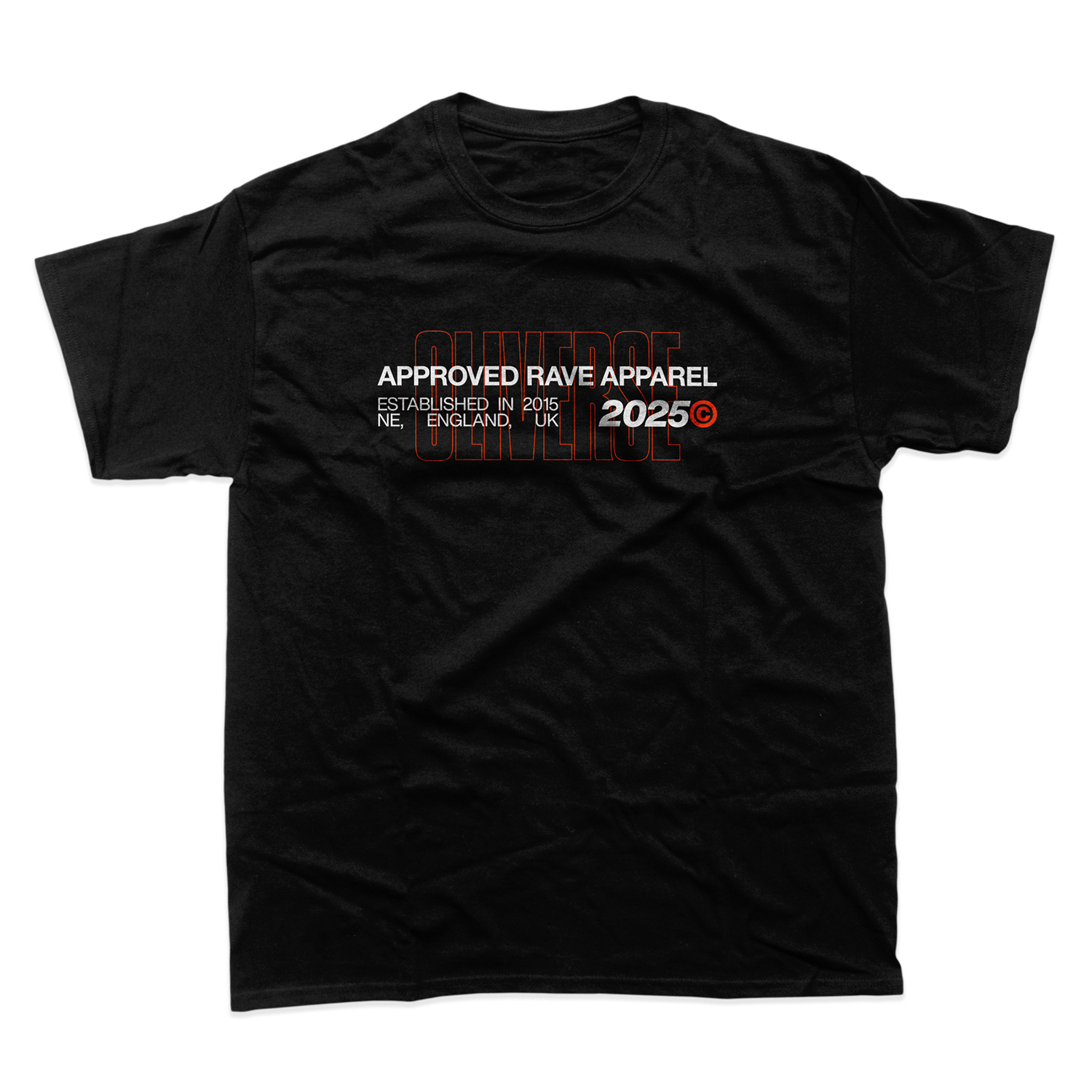Approved Rave Apparel 2025 - Black Tshirt